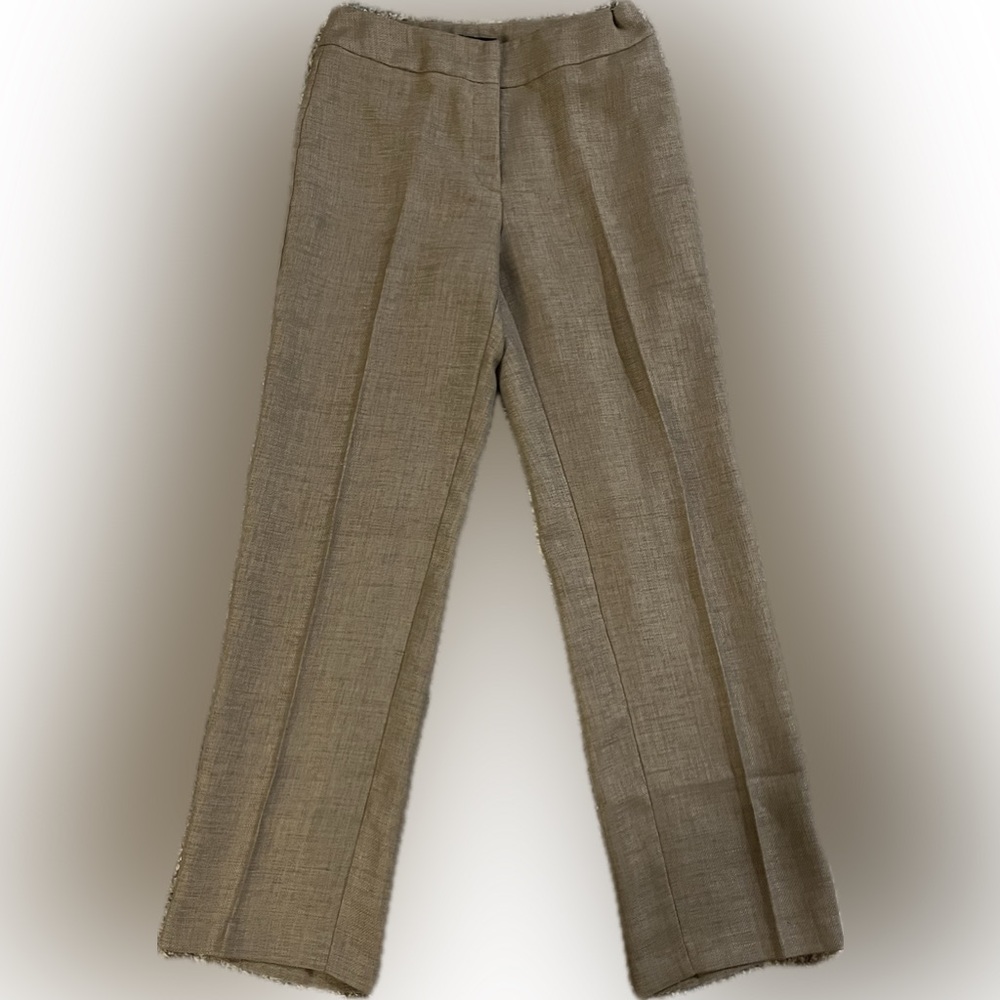 Courtenay Tan Dress Pants Flat Front Straight Leg